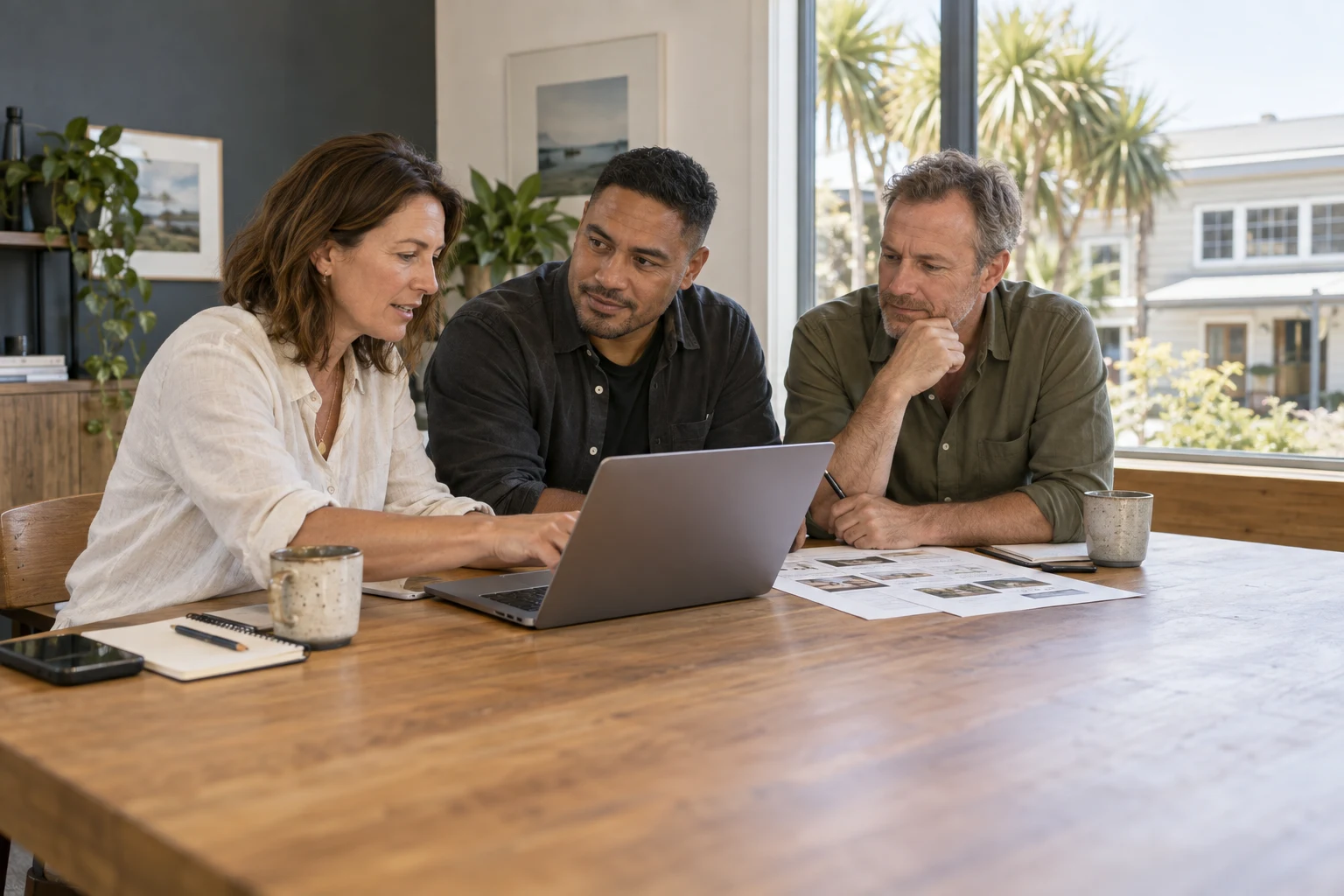 Illustrative New Zealand business planning scene